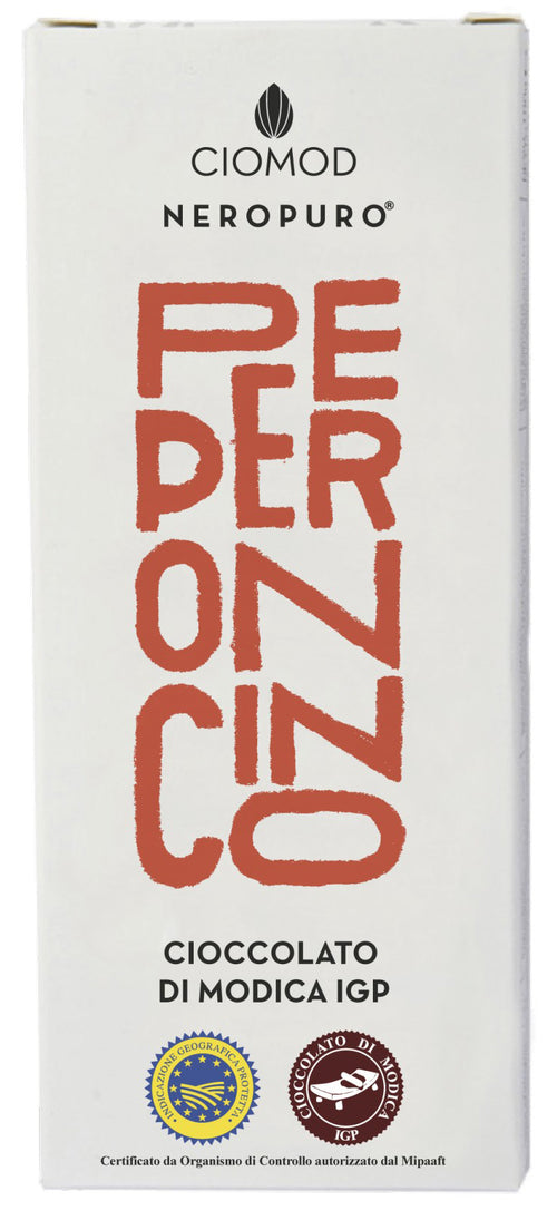 Ciomod Neropuro Cioccolato di Modica IGP Peperoncino 100g