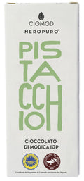 Ciomod Neropuro Cioccolato di Modica IGP Pistacchio 100g